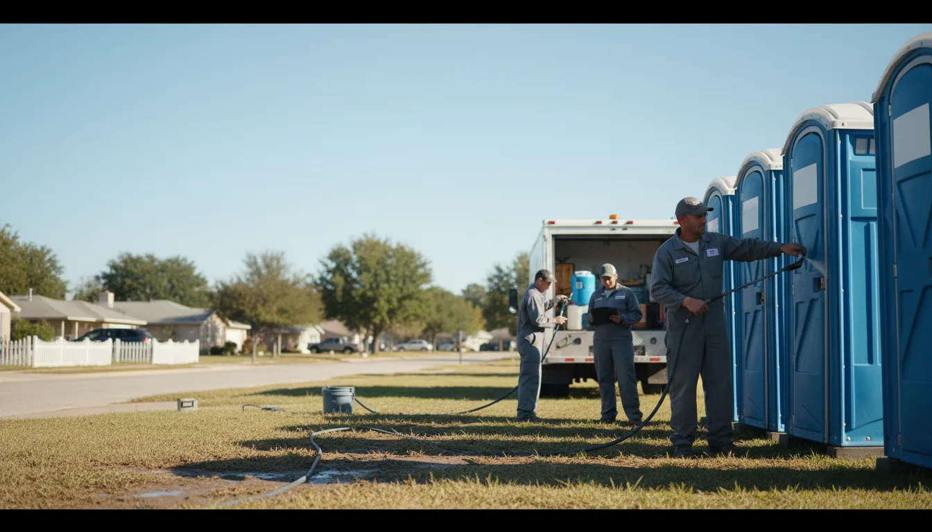 Long-Term Portable Toilet Rental in Rosharon, TX near me